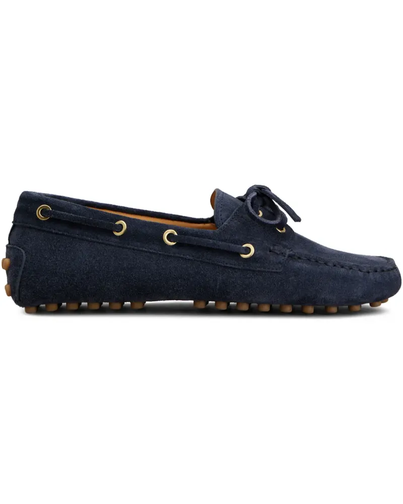 TOD'S Gommino Loafer mit Schnürung - Blau Blau