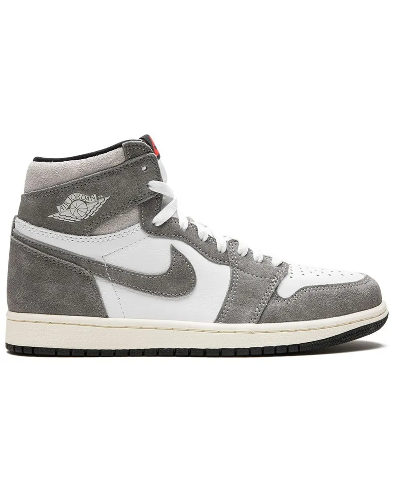 Jordan Air  1 Washed Black Sneakers - Weiß Weiß