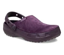 Classic Crafted Clogs aus Samt - Violett