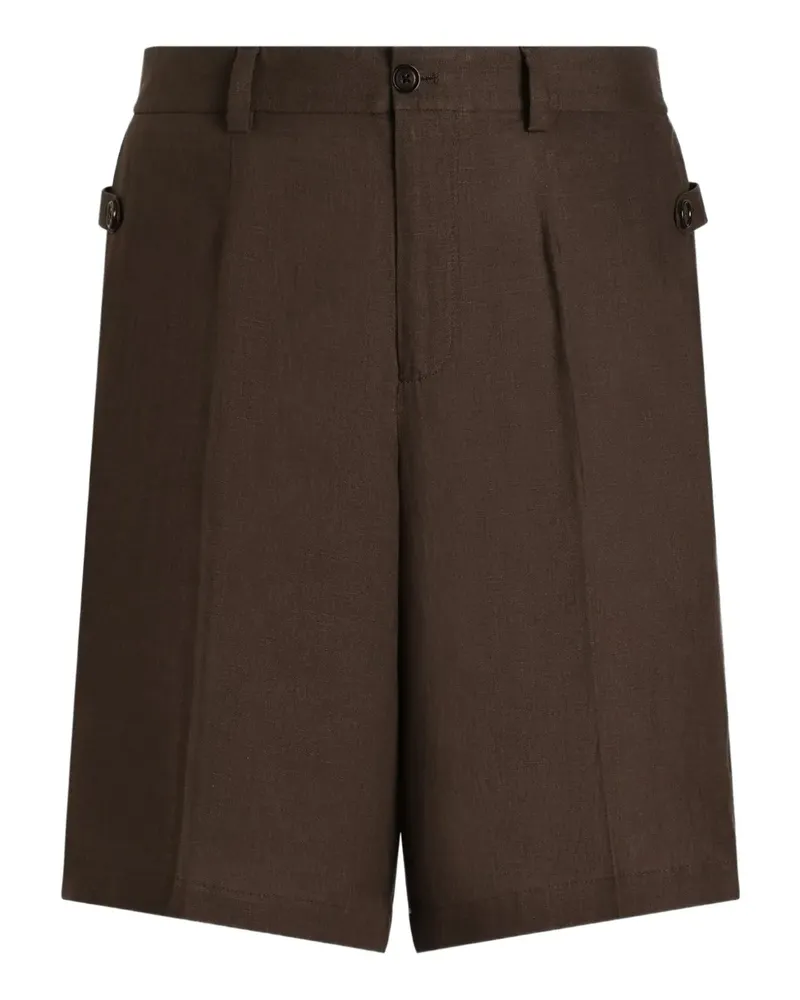 Dolce & Gabbana Bermudas aus Leinengemisch - Braun Braun