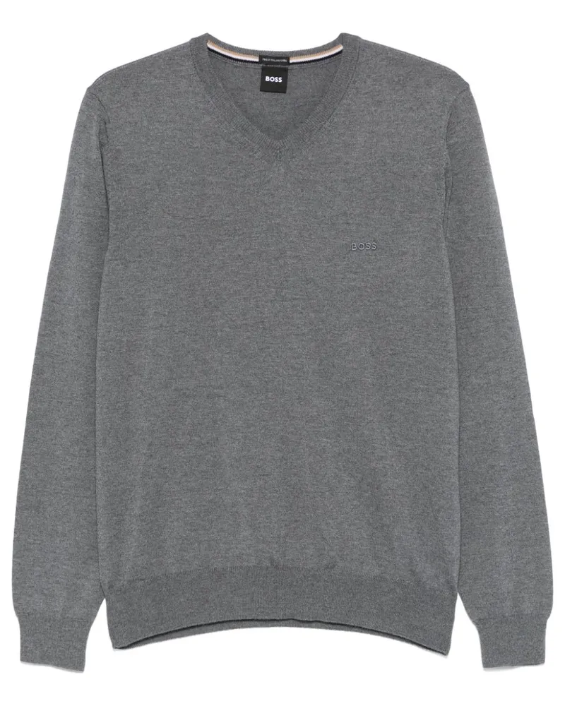 HUGO BOSS Baram Pullover - Grau Grau