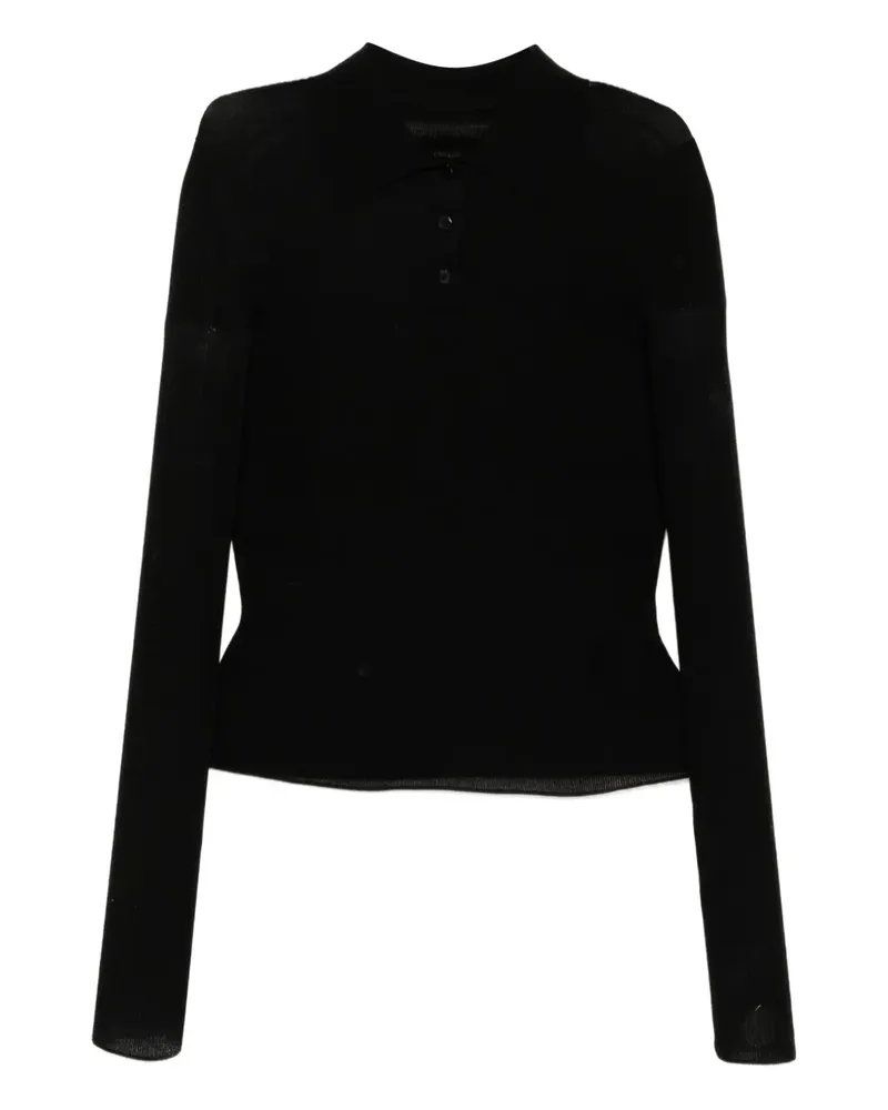 JNBY Schmaler Pullover - Schwarz Schwarz