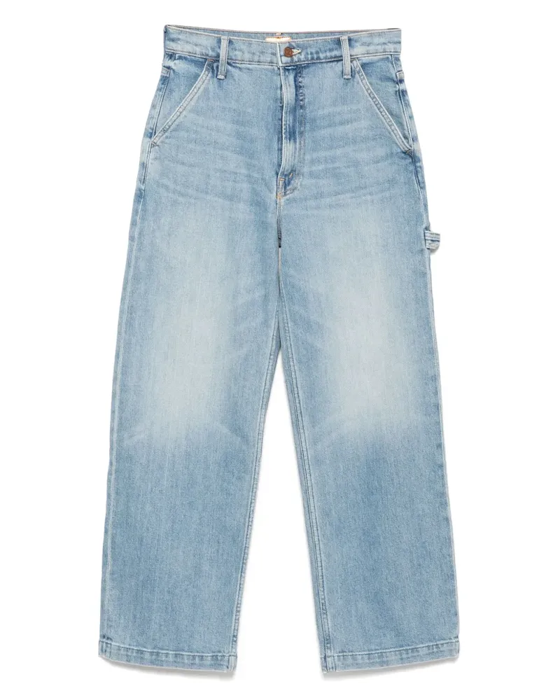 Mother The Stud Finder Flood Jeans - Blau Blau
