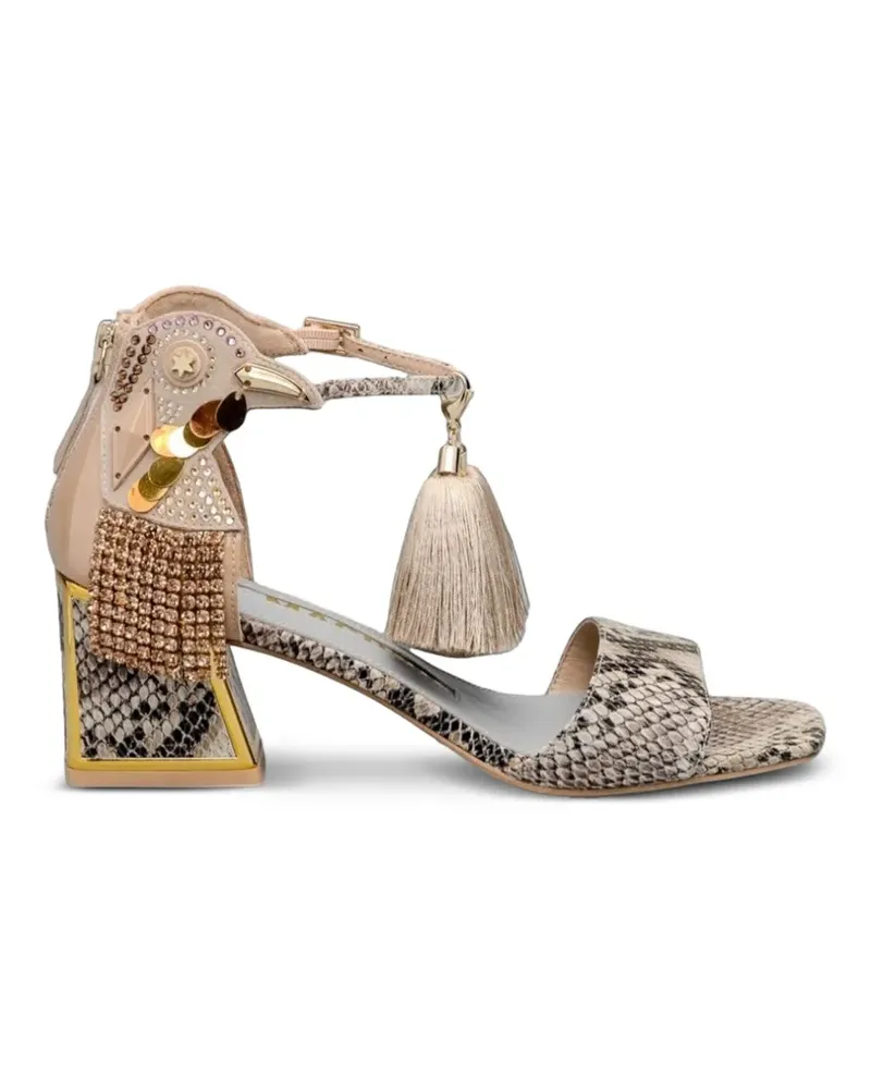 Kat Maconie Sandalen mit Quaste - Nude Nude