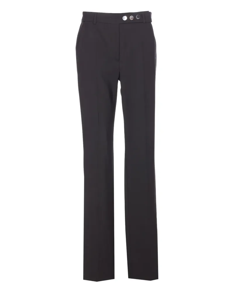 SPORTMAX Harry Hose mit Knopfverschluss - Schwarz Schwarz