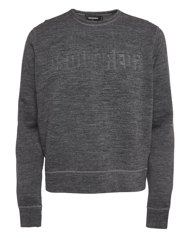 Dsquared2 Sweatshirt mit Stickerei - Grau Grau