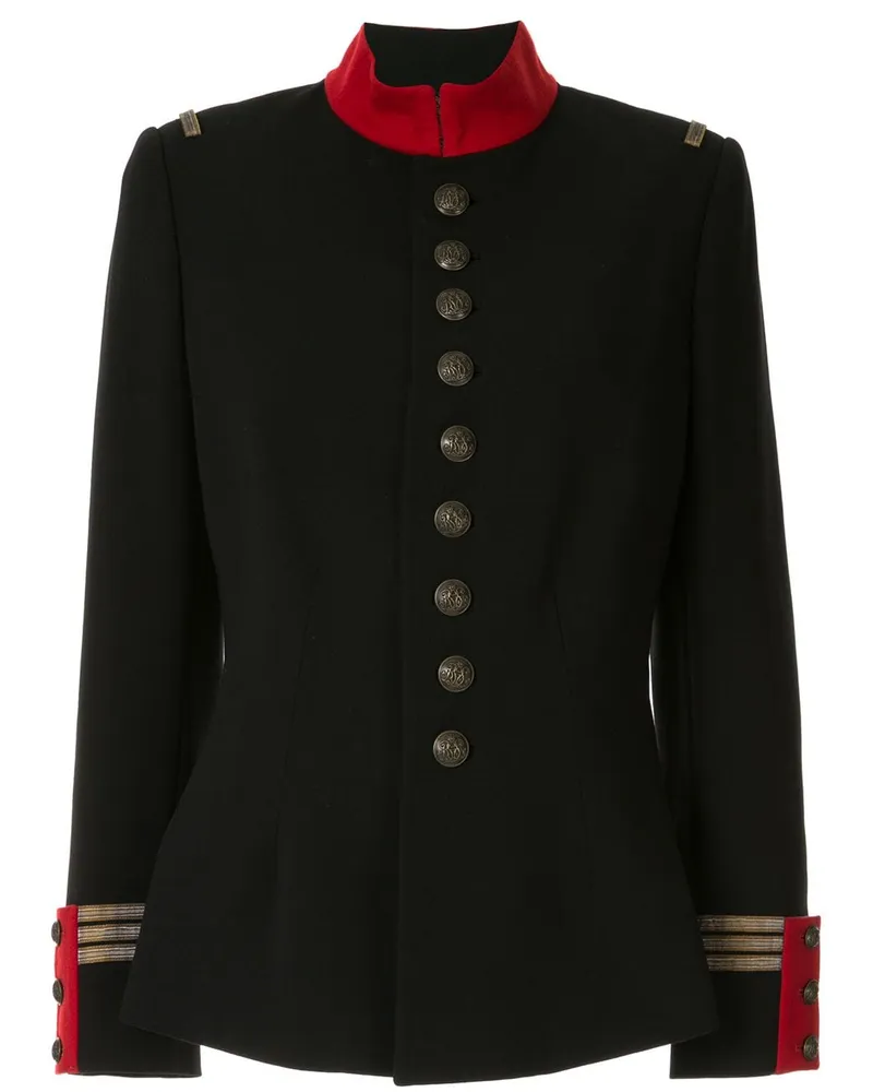Ralph Lauren Jacke im Military-Look - Schwarz Schwarz