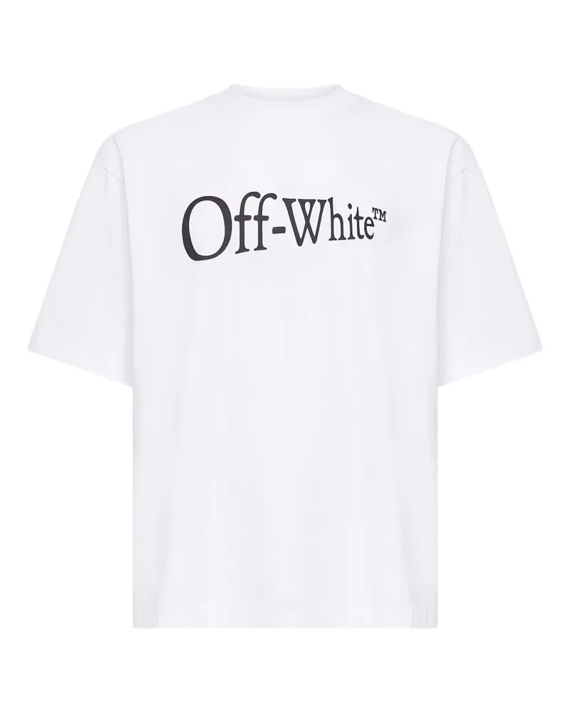 OFF-WHITE T-Shirt mit Logo-Print - Weiß Weiß
