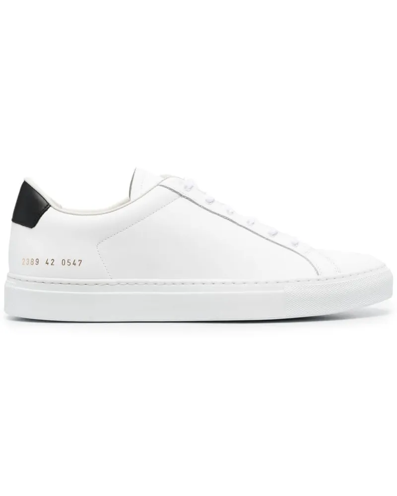 Common Projects Retro Sneakers - Weiß Weiß