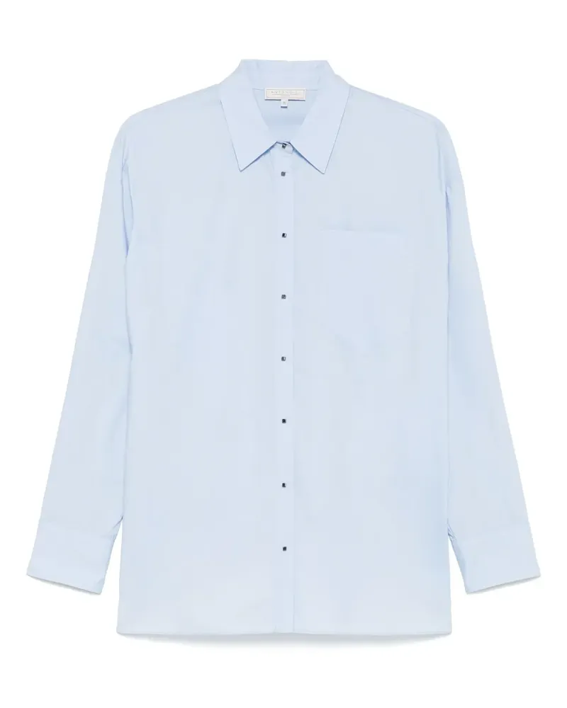 Antonelli Firenze Hemd mit Falten - Blau Blau