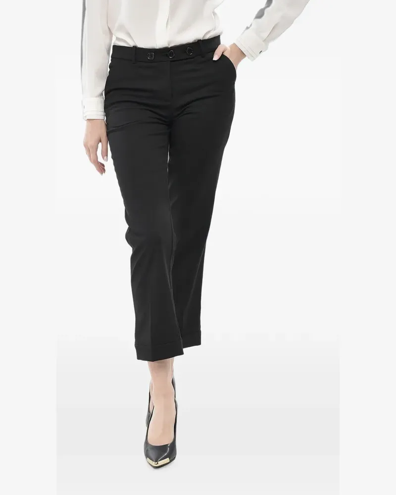 The Garment Pluto cropped trousers - Schwarz Schwarz