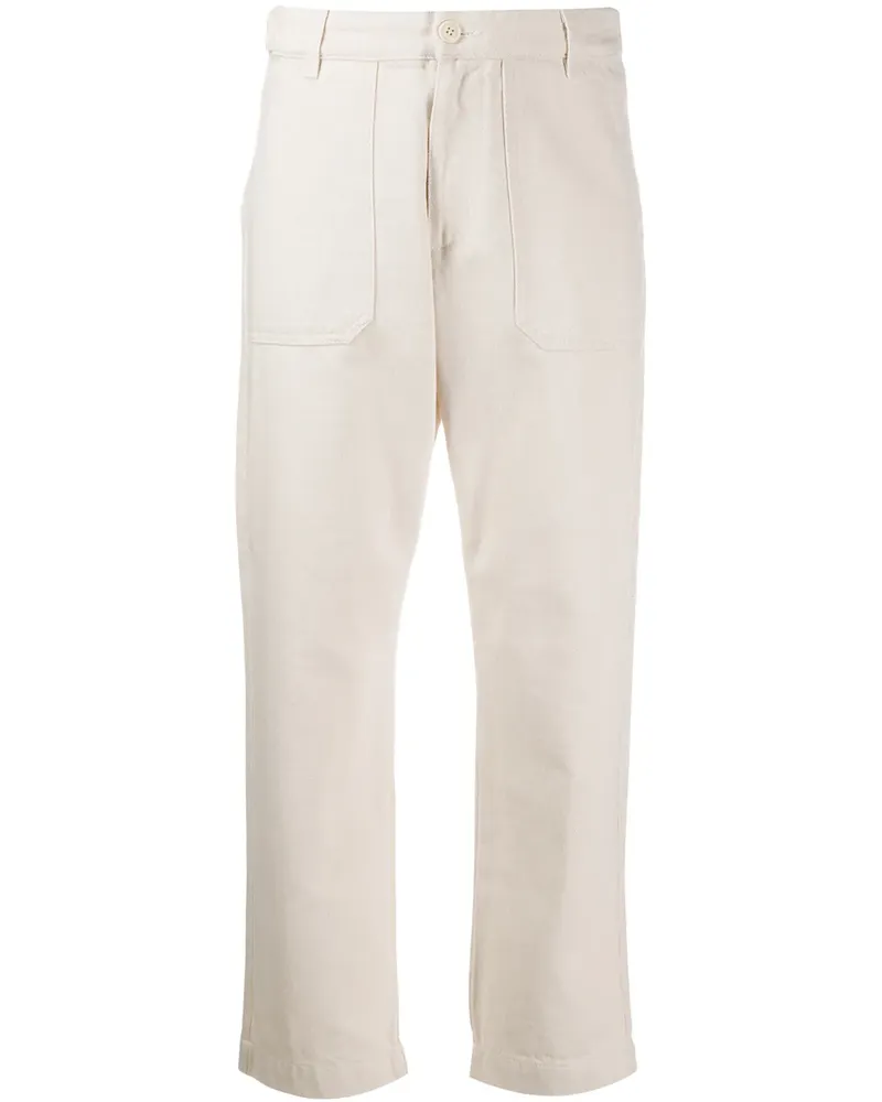Woolrich Cropped-Jeans - Nude Nude