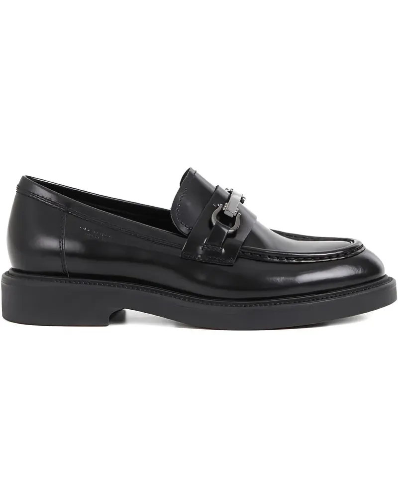 Vagabond Alex Loafer mit Metallschnalle - Schwarz Schwarz