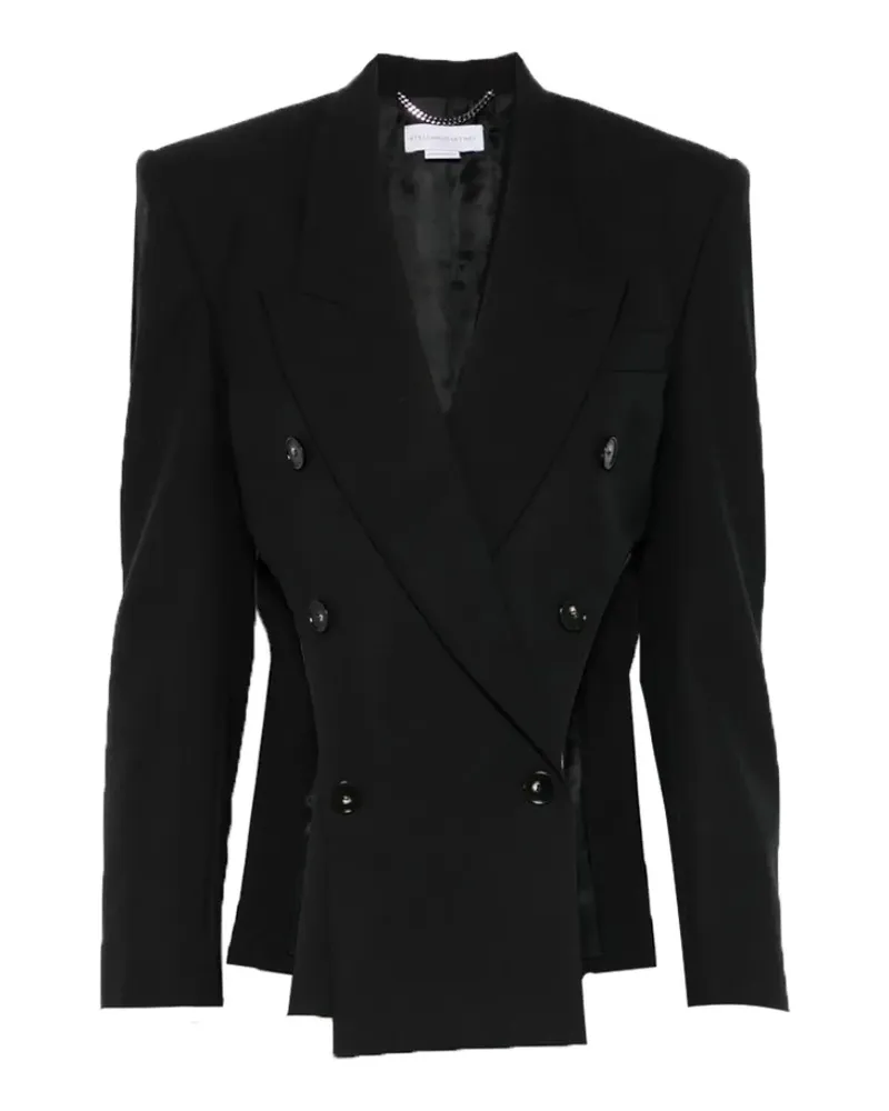 Stella McCartney Doppelreihiger Blazer - Schwarz Schwarz