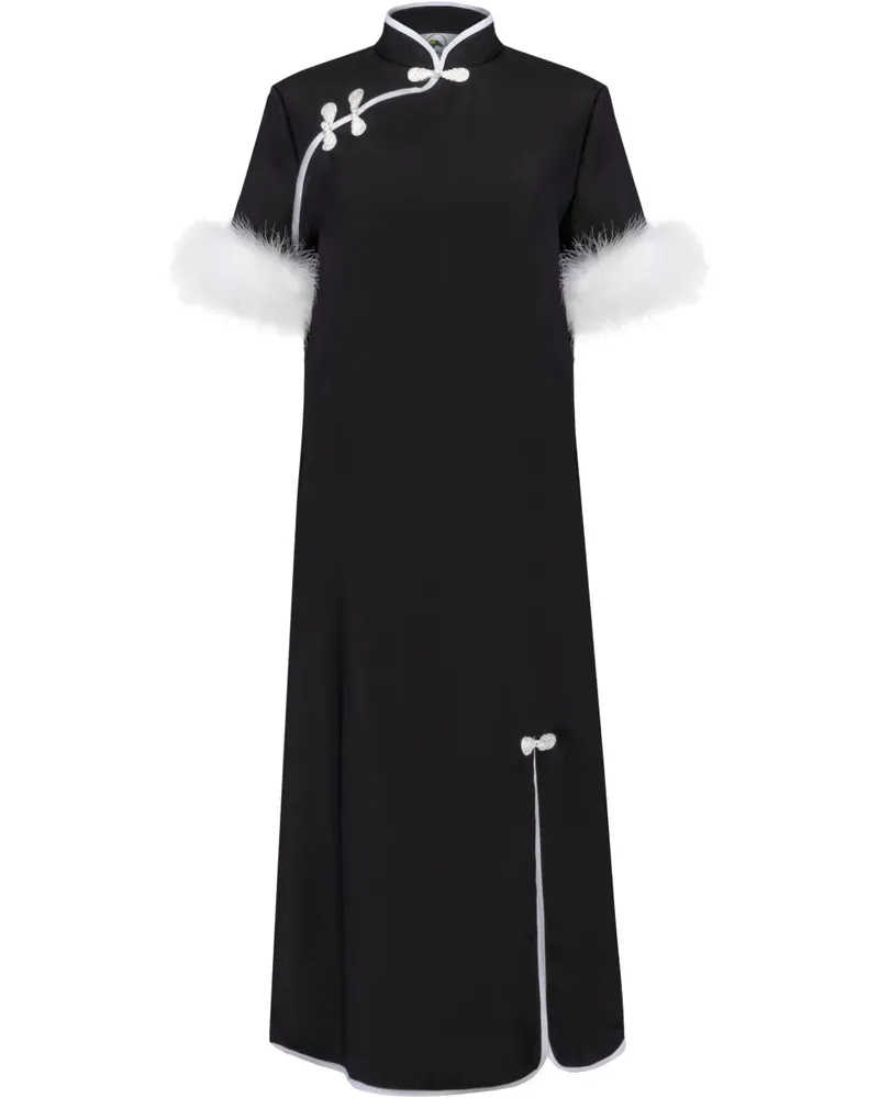 SLEEPER Dragon Kleid - Schwarz Schwarz