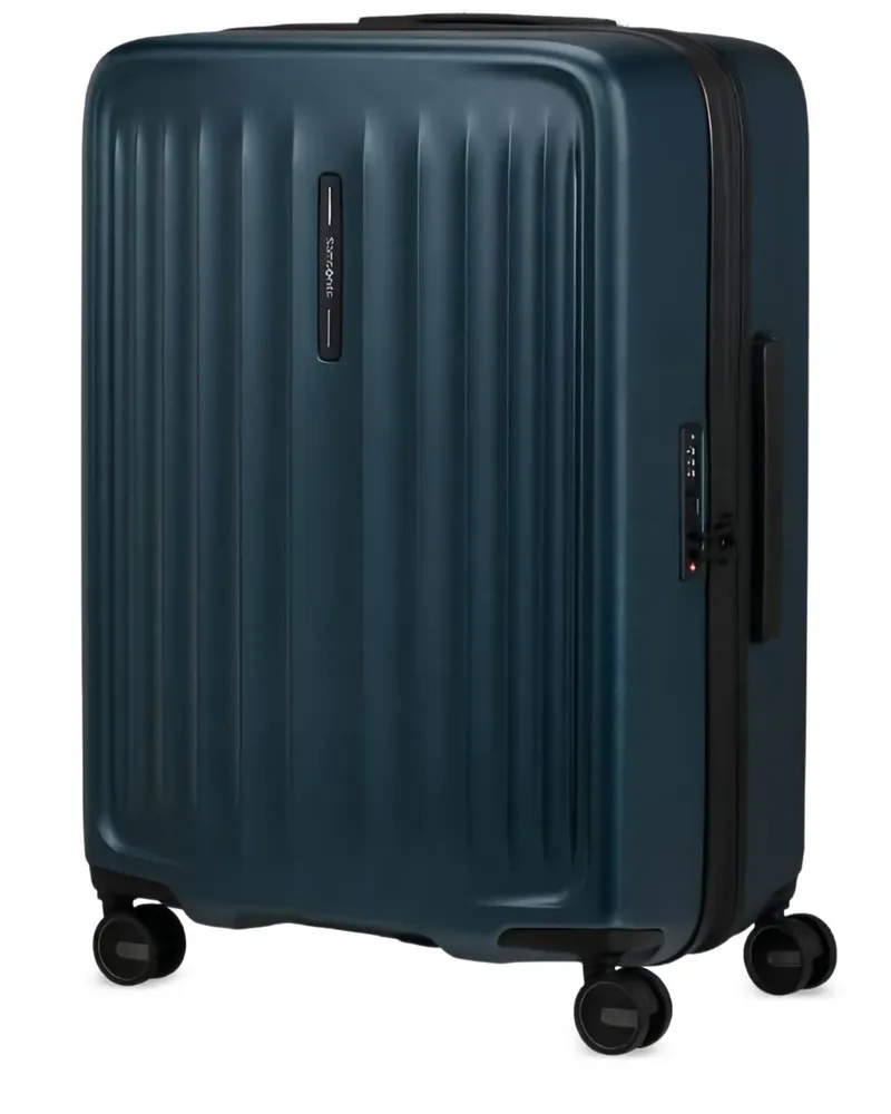 Samsonite Kleiner Koffer mit Logo-Schild - Blau Blau