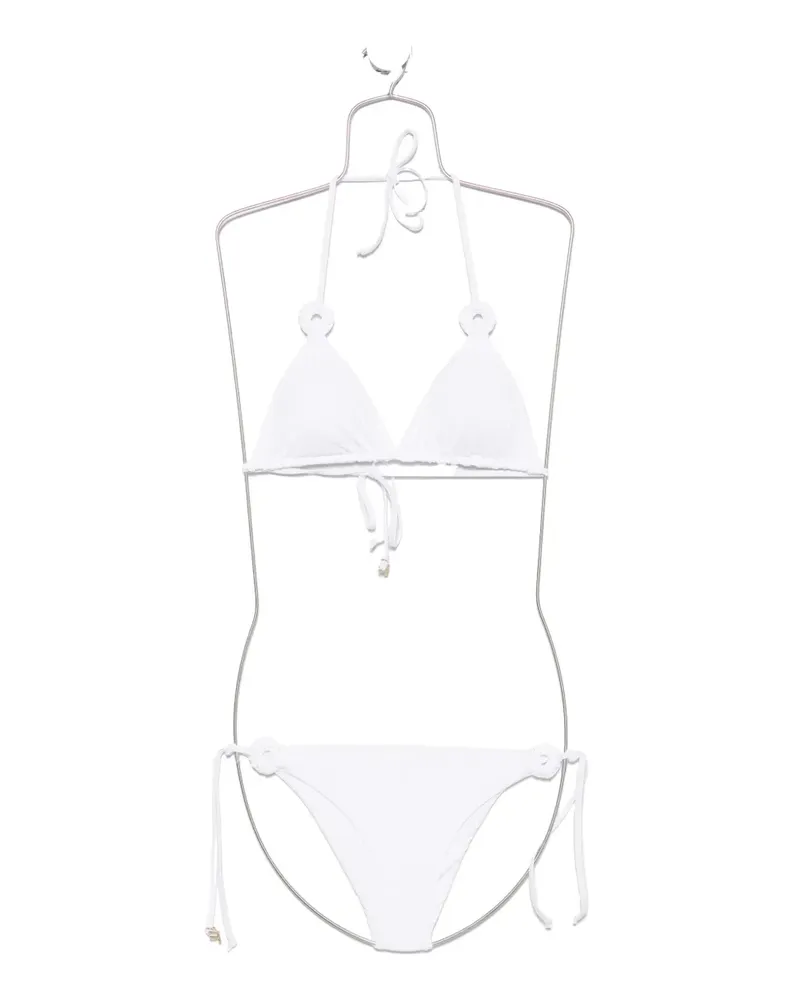 FISICO-Cristina Ferrari triangle-cup bikini - Weiß Weiß