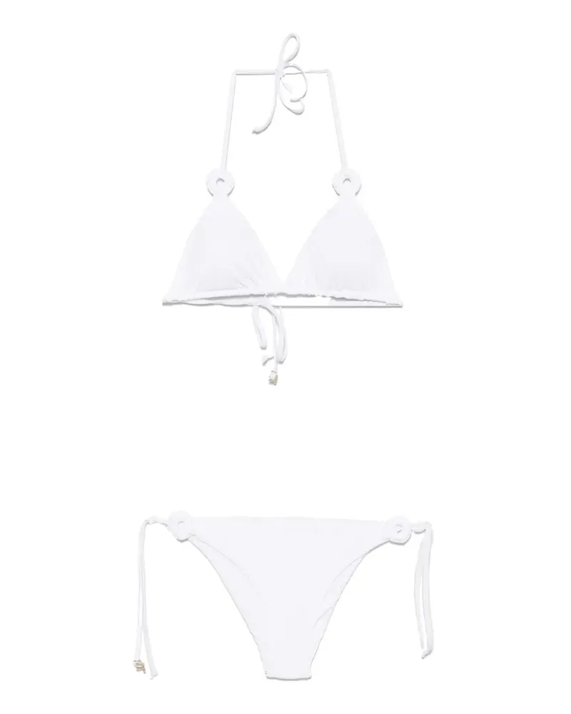 FISICO-Cristina Ferrari Triangel-Bikini - Weiß Weiß