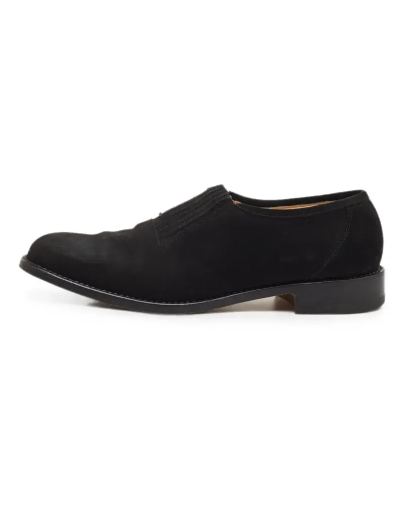 Manolo Blahnik Loafer aus Wildleder - Schwarz Schwarz