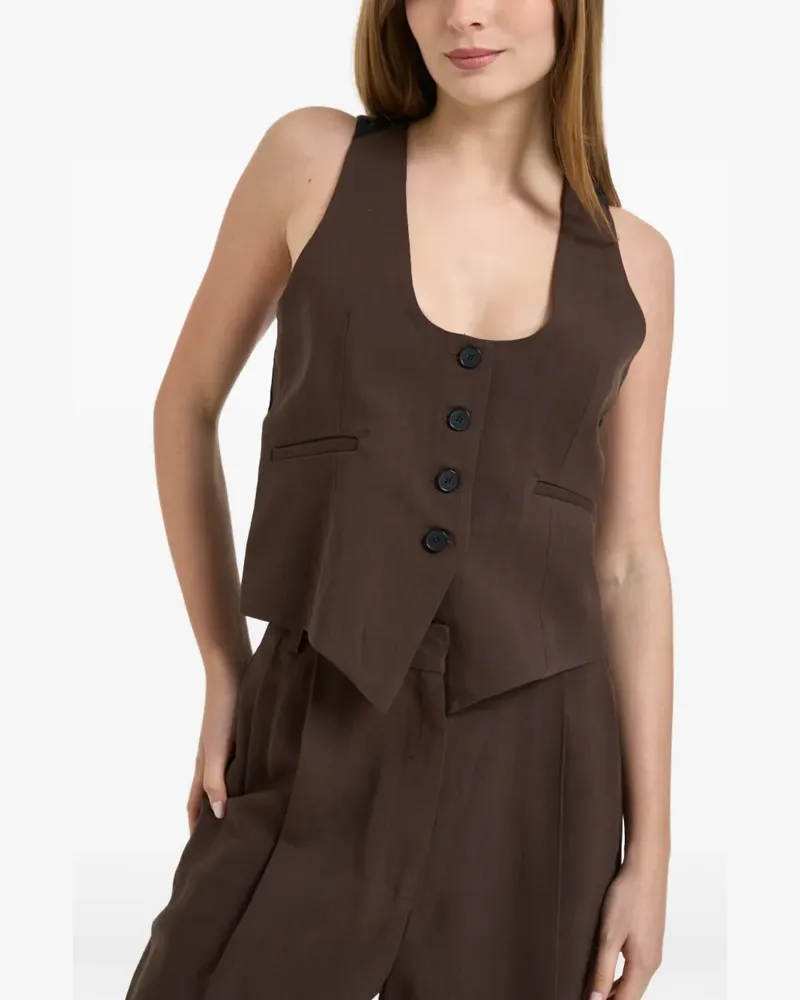 IRO buttoned waistcoat - Braun Braun