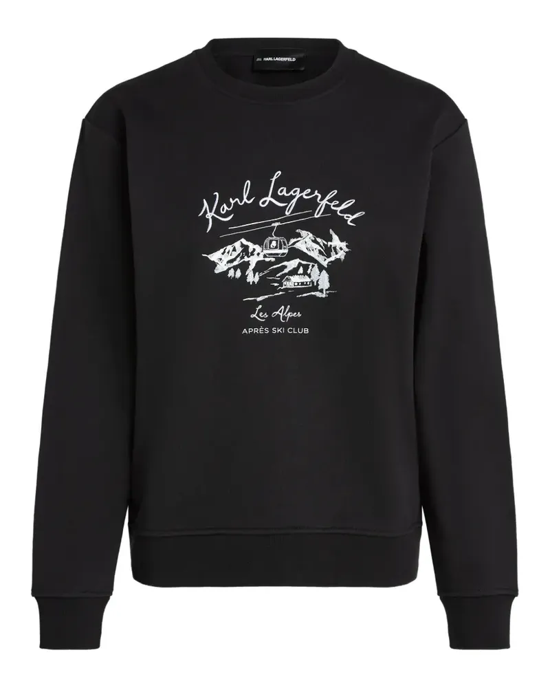 Karl Lagerfeld Après Ski Club Sweatshirt - Schwarz Schwarz