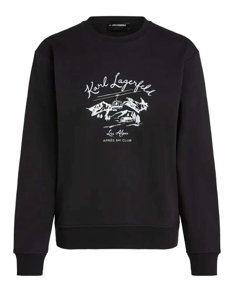Karl Lagerfeld Après Ski Club sweatshirt - Schwarz Schwarz