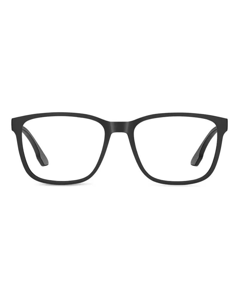 HUGO BOSS rectangle-frame glasses - Schwarz Schwarz