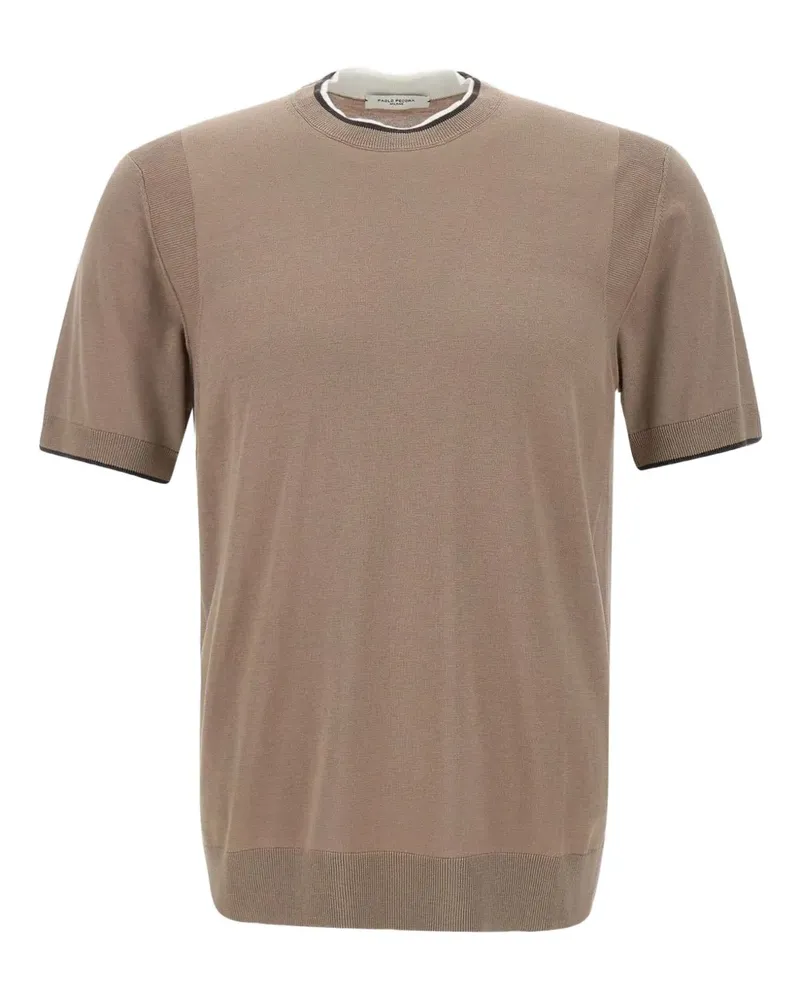 Paolo Pecora Milano Klassisches T-Shirt - Nude Nude