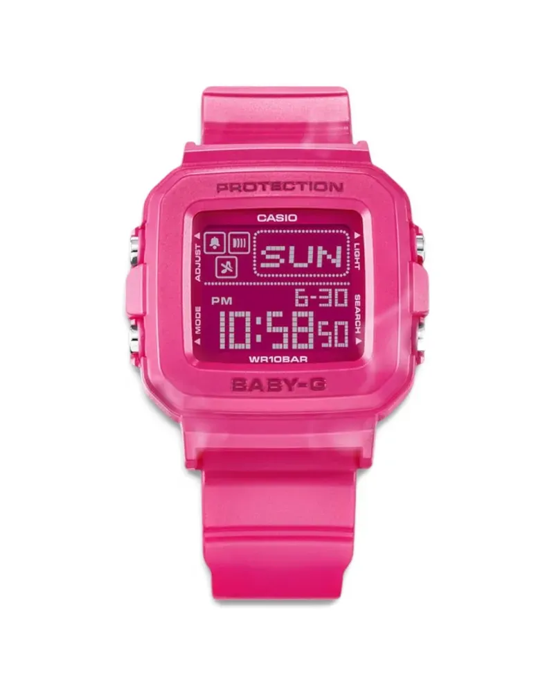 Casio Eckige Armbanduhr 42mm - Rosa Rosa
