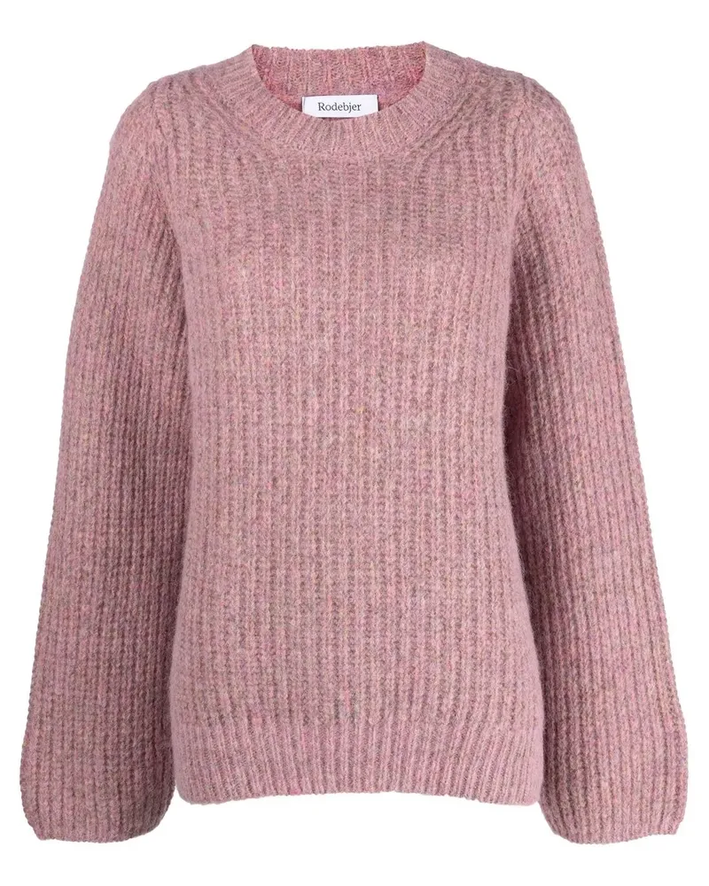 Rodebjer Pullover aus geripptem Strick - Rosa Rosa