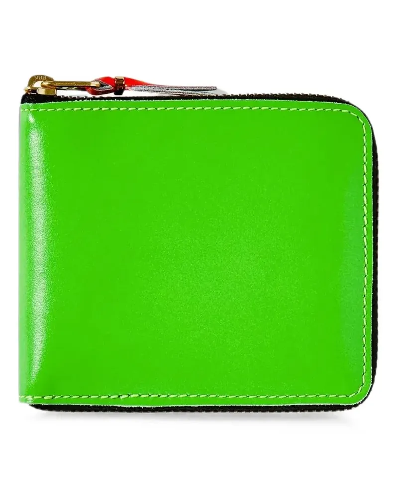 Comme des Garçons Super Fluo leather wallet - Grün Grün