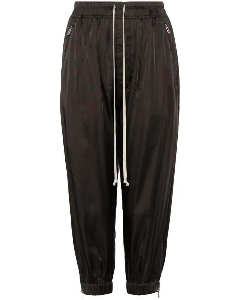Rick Owens Jogginghose im Cropped-Design - Schwarz Schwarz