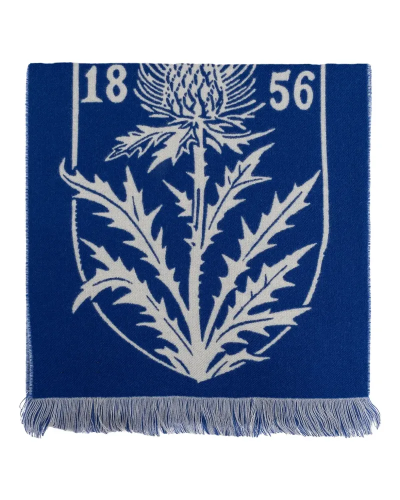 Burberry Thistle frayed-edges scarf - Blau Blau