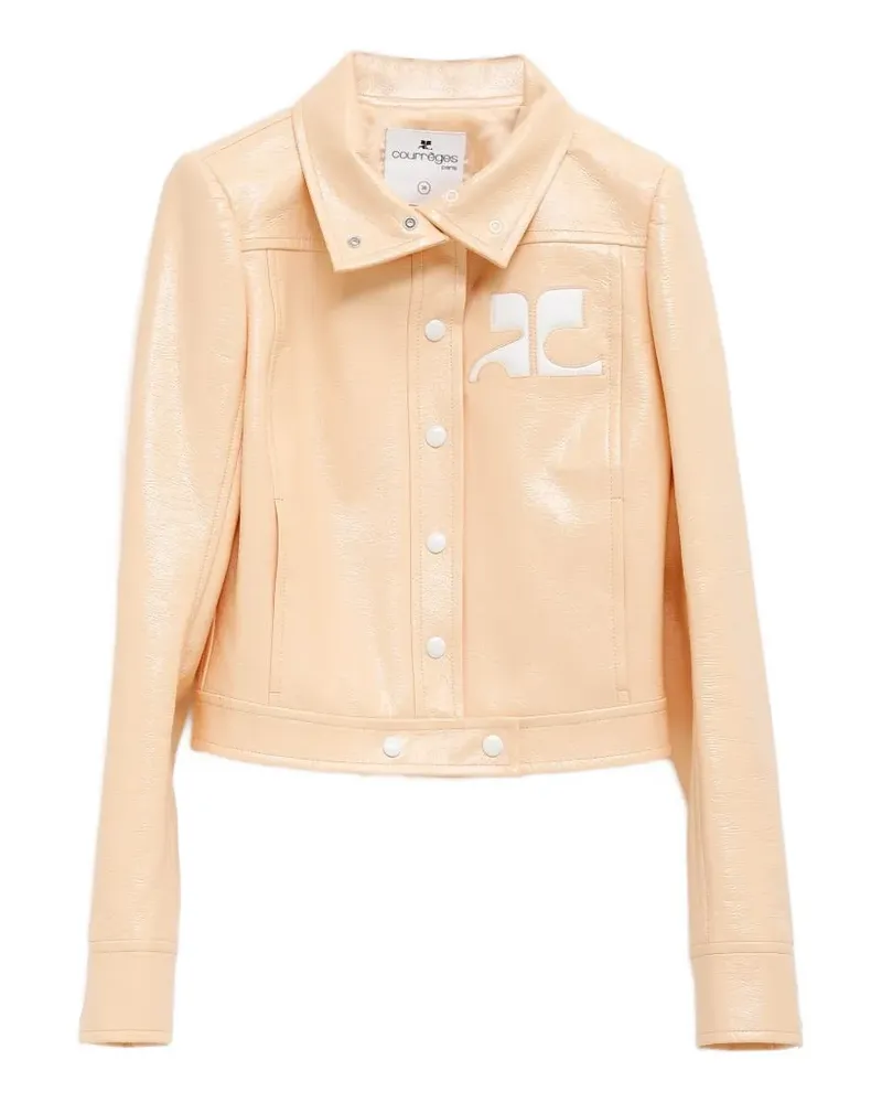 Courrèges Reedition Vinyl jacket - Orange Orange