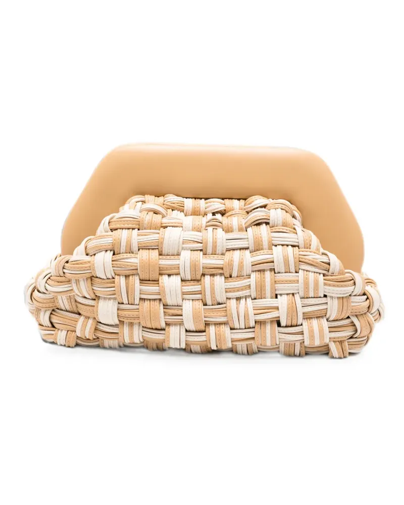 THEMOIRÈ medium Bios clutch bag - Nude Nude