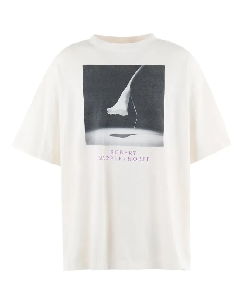 SAINT MXXXXXX Robert Mapplethorpe print T-shirt - Nude Nude
