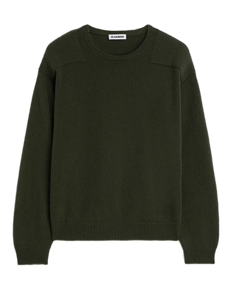 Jil Sander Pullover mit tiefen Schultern - Grün Grün