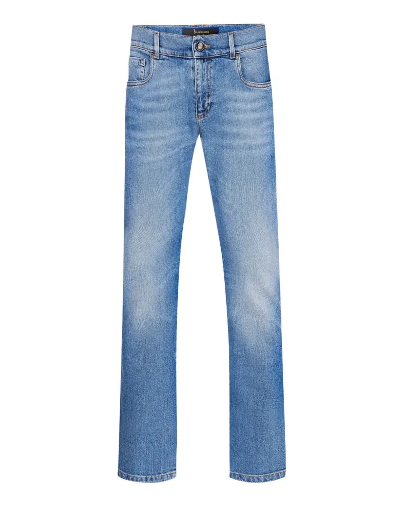 Billionaire Schmale Jeans mit Stickerei - Blau Blau