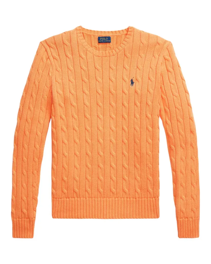Ralph Lauren Pullover mit Zopfmuster - Orange Orange