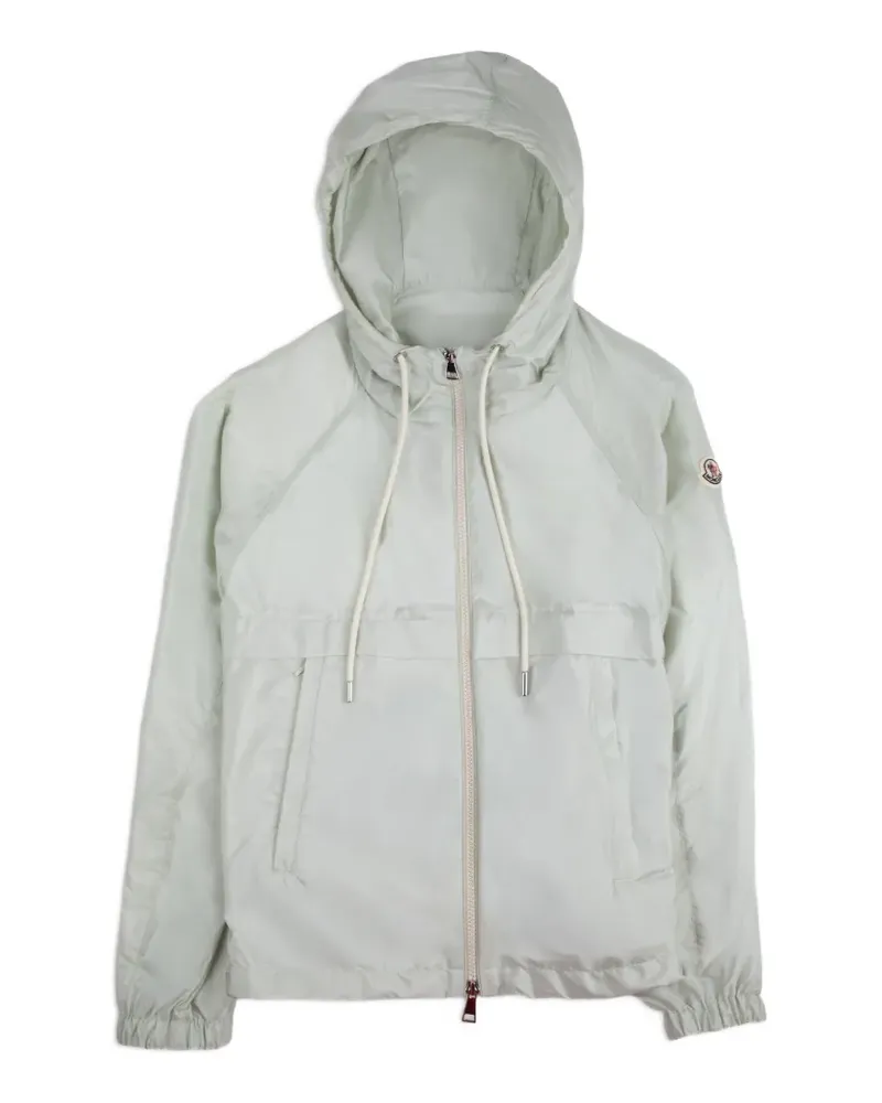 Moncler Leichte Coquelicot Cropped-Kapuzenjacke - Grün Grün