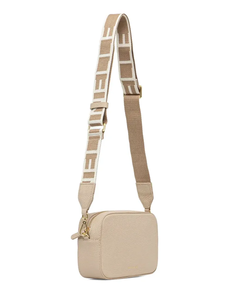Coccinelle small Tebe cross body bag - Nude Nude
