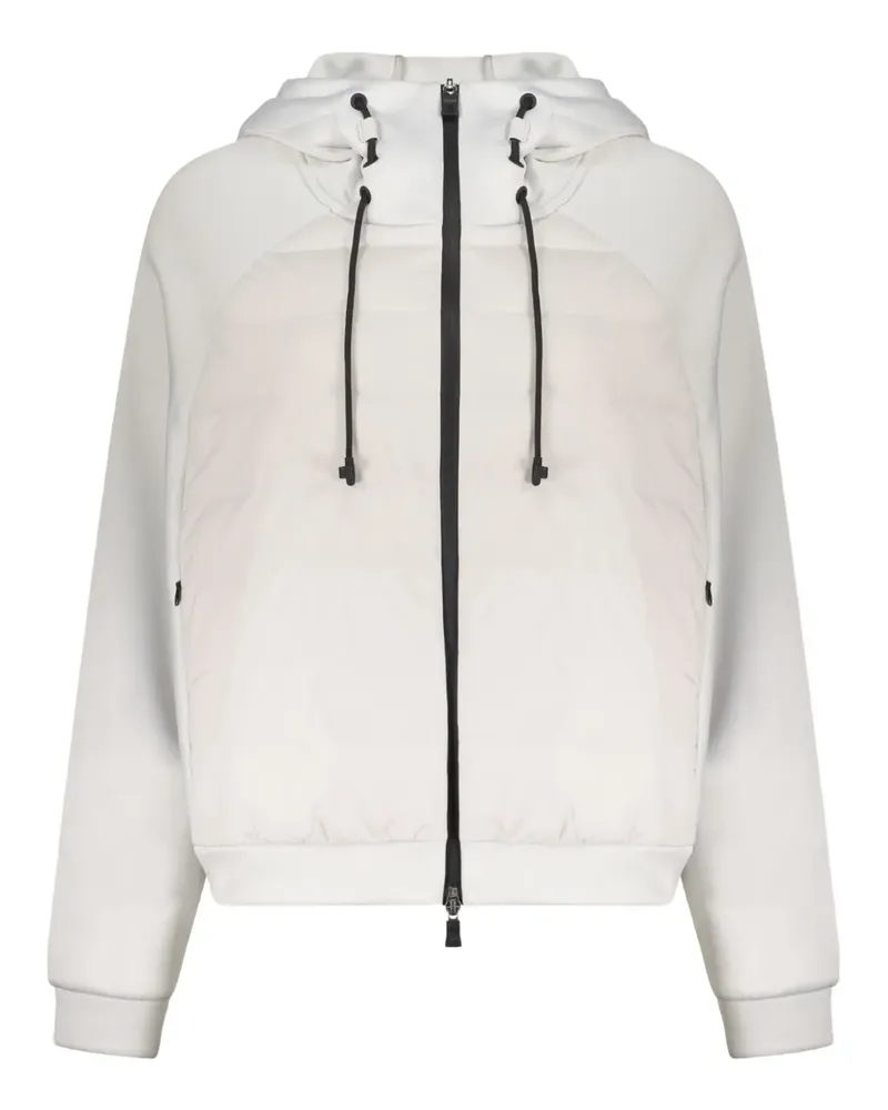Herno Kapuzenjacke mit gefütterten Einsätzen - Weiß Weiß