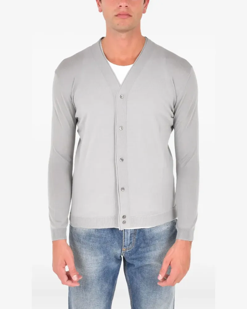 Low Brand buttoned cardigan - Grau Grau