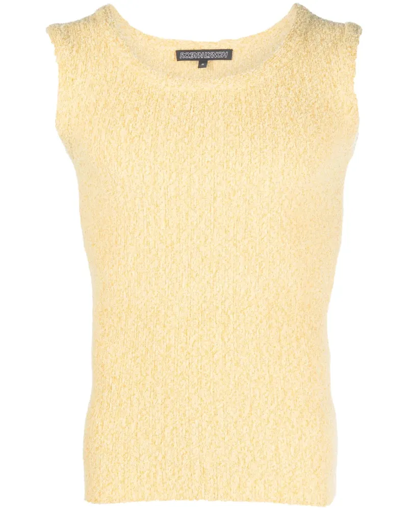 Robyn Lynch Gestricktes Trägershirt - Gelb Gelb