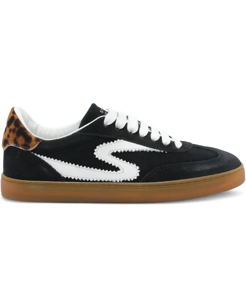 Stuart Weitzman Runaround Sneakers mit Leoparden-Print - Schwarz Schwarz