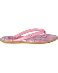 Emilio Pucci Flip-Flops mit abstraktem Print Rosa