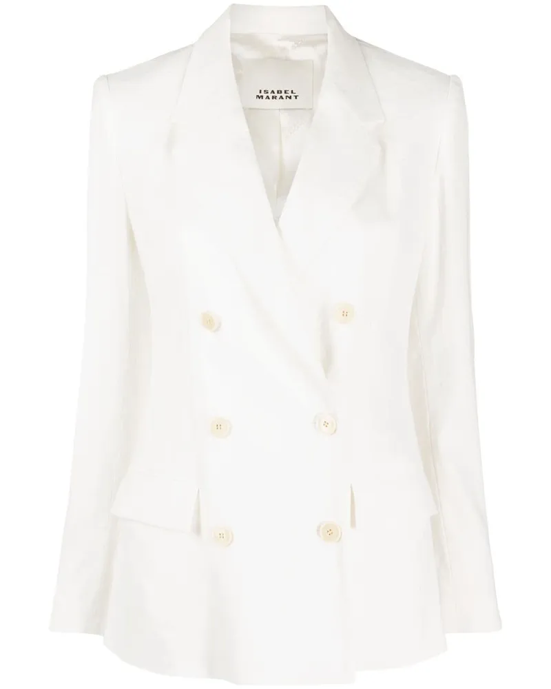 Isabel Marant Doppelreihiger Blazer - Weiß Weiß