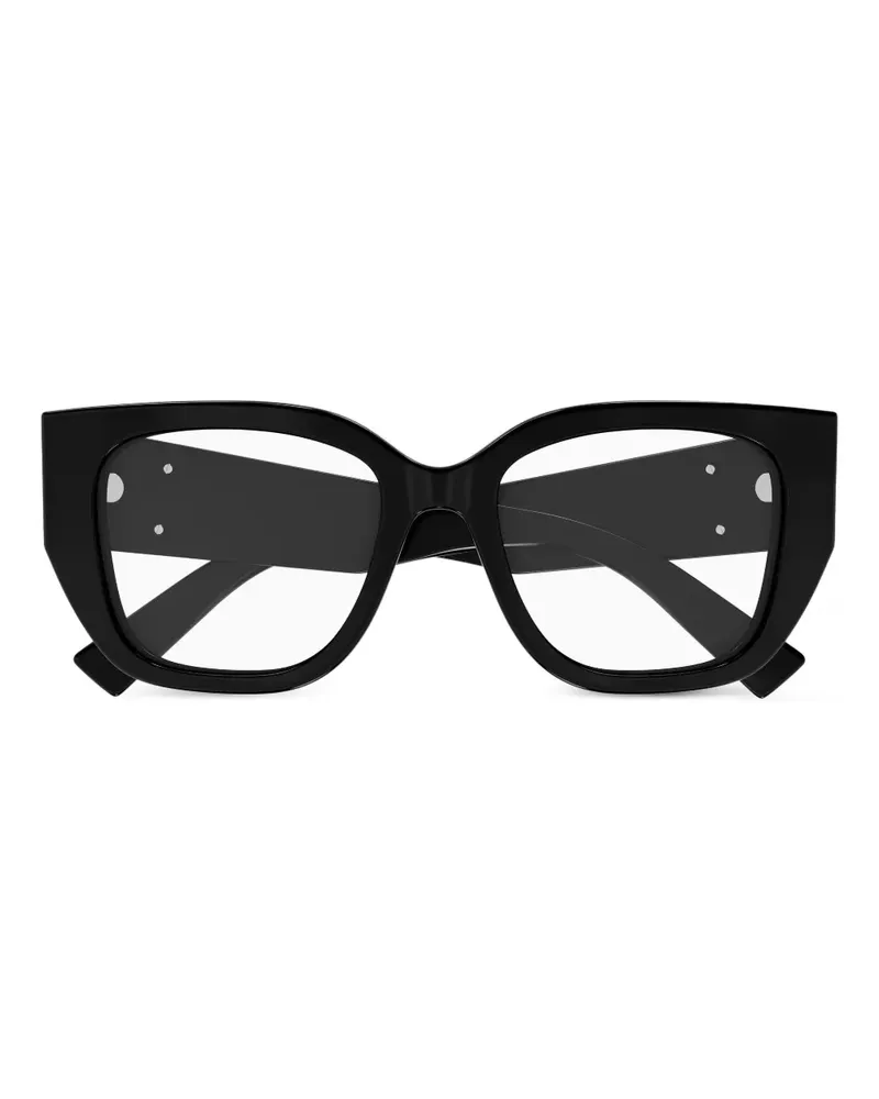 Gucci Brille mit Logo - Schwarz Schwarz