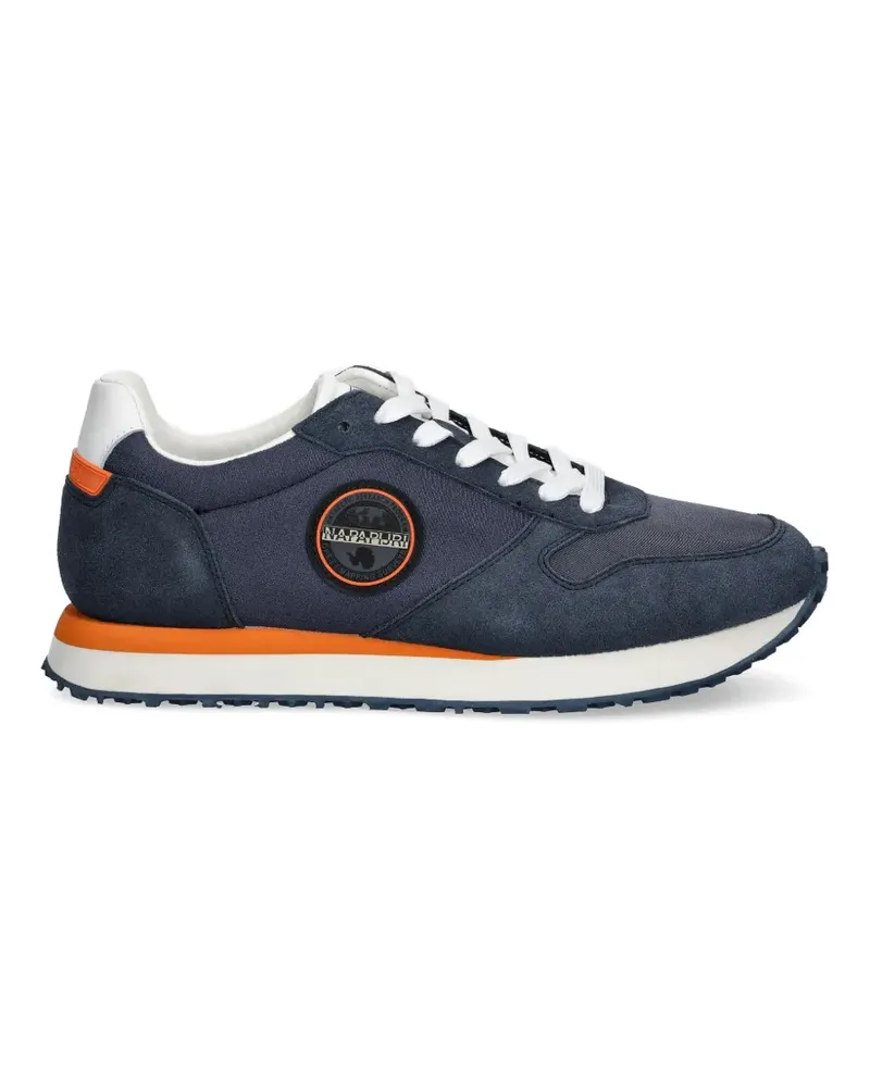 Napapijri Nova logo-patch sneakers - Blau Blau