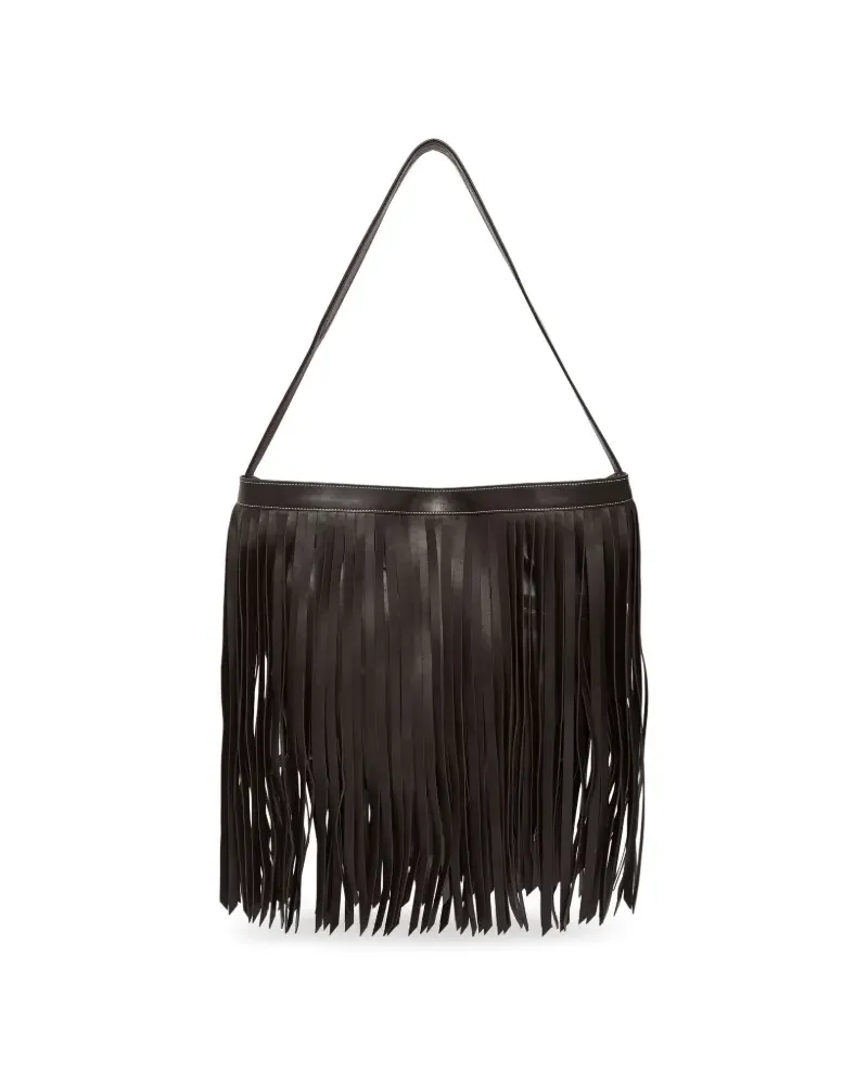 Ann Demeulemeester Jeli fringed tote bag - Braun Braun